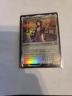 MTG Final Fantasy Aerith Gainsborough Foil Card (R4) Near Mint Condition - Image 1