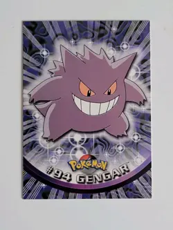 Pokemon Topps Gengar #94 - Standard Non Holo- Series 2 Blue Logo - Pokemon Card - Image 1