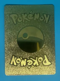 Pokemon Gold Foil Fan Art Card Meowth Vmax - Image 2