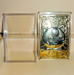 Jigglypuff 1999 Pokemon 23K Gold-Plated Burger King Nintendo Promo Trading Card - Image 1