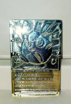 Jigglypuff 1999 Pokemon 23K Gold-Plated Burger King Nintendo Promo Trading Card - Image 3