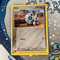 Aron 50/109 Non Holo EX Ruby & Sapphire Pokemon Card 2003 NM - Image 1