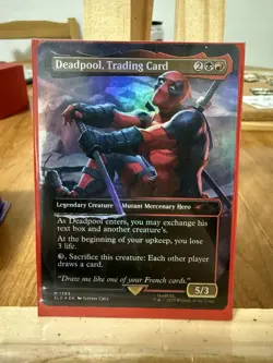 Deadpool, Trading Card Commader Deck EDH MTG Ready-to-Play Magic (Deadpool Foil) - Image 1