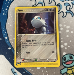 Aron 49/109 Non Holo EX Ruby & Sapphire Pokemon Card 2003 LP/NM - Image 1
