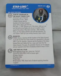 Heroclix Avengers Forever Star-Lord Team Up Card 040.1 - Image 1