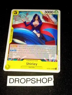 CARTE ONE PIECE ANGLAISE OP03-104 SHIRLEY MINT OP03 ENGLISH CARD - Image 1