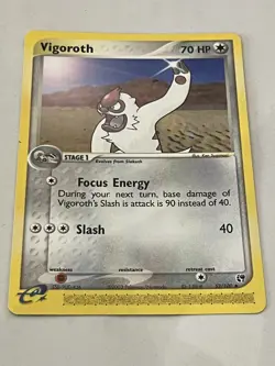 Pokemon Card | Vigoroth EX Sandstorm | 52/100 | NEAR MINT - Image 1