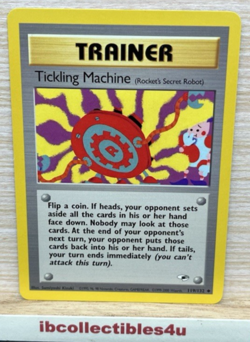 Tickling Machine Gym Heroes #119/132 Pokemon Card 2000 Wotc Vintage NM - Image 1