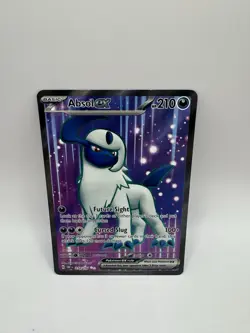 Absol ex 214/197 Sv03: Obsidian Flames Holo Pokemon TCG Full Art Ultra Rare Card - Image 1