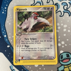 Vigoroth 47/109 Non Holo EX Ruby & Sapphire Pokemon Card 2003 NM - Image 1