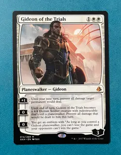 MTG NM Gideon of the Trials, Amonkhet, Regular, English - Image 1