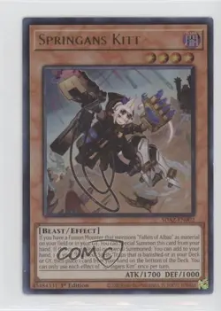 UR - Springans Kitt 1st Ed. YuGiOh Structure Deck: Albaz Strike #SDAZ-EN002 02l5 - Image 1
