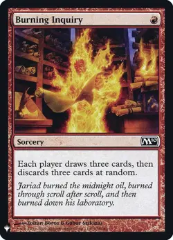 Burning Inquiry - 128 / English / Near Mint MTG - Image 1