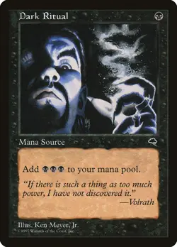 Dark Ritual - 118 / English / Moderately Played MTG - Image 1