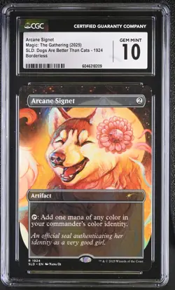 ARCANE SIGNET Secret Lair Non-Foil Rare CGC 10 MTG [Nostalgium] - Image 1