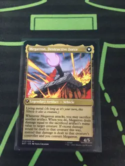 MTG Magic The Gathering Megatron, Tyrant Transformers Commander - Image 2