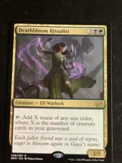 MTG - NM - Deathbloom Ritualist - The Brothers' War - Image 1