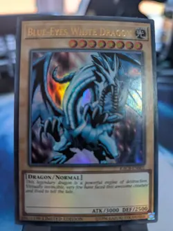 YuGiOh! Blue-Eyes White Dragon KACB-EN001 Ultra Rare - Image 1