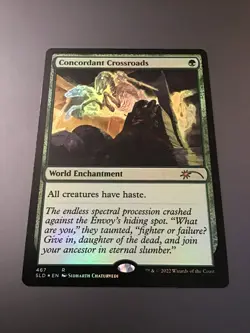 MTG Secret Lair #467 Concordant Crossroads Foil - Image 1