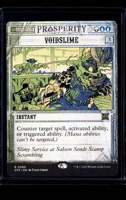 2024 MTG Magic The Gathering OTP Breaking News Poster Showcase #60 Voidslime - Image 1