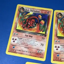 2000 Pokemon Team Rocket Dark Charmeleon 32/82 NM Lot of 5 Cards - Image 2