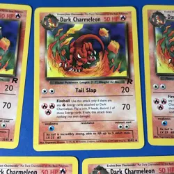2000 Pokemon Team Rocket Dark Charmeleon 32/82 NM Lot of 5 Cards - Image 3