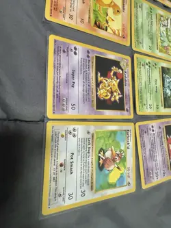 POKEMON SHADOWLESS BASE SET LOT (12 Cards All Shadowless) - Image 4