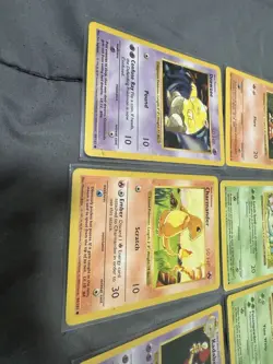 POKEMON SHADOWLESS BASE SET LOT (12 Cards All Shadowless) - Image 5