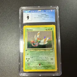 Pokemon Neo Discovery 1st Edition Yanma Holo 17/75 CGC 9 Chumlee Collection - Image 1