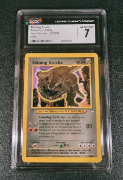 CGC 7.0-Near Mint-Pokemon Shining Steelix-112/105-Neo Destiny - Image 1