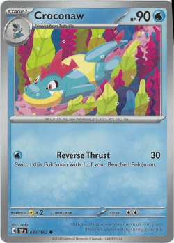 Croconaw #040/162 Sv05: Temporal Forces Common - Pokemon - Image 1