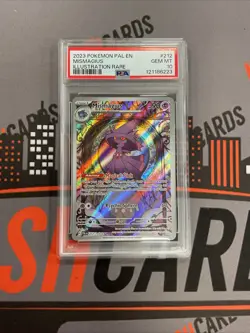 2023 POKEMON PAL EN-PALDEA EVOLVED ILLUSTRATION RARE #212 MISMAGIUS PSA 10 - Image 1