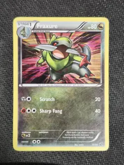 Fraxure (15) Pokemon • Holo Rare • 15 Dragon Vault - Image 1