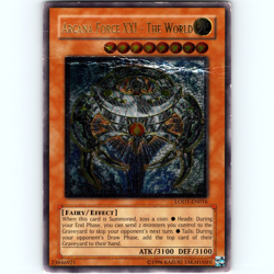 Yugioh Arcana Force XXI - The World LODT-EN016 Unlimited Ultimate Rare - HP 💎 - Image 1