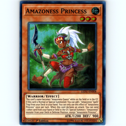 Yugioh Amazoness Princess LEDU-EN008 1st Edition Super Rare Holo - LP-NM 💎 - Image 1