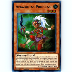 Yugioh Amazoness Princess LEDU-EN008 1st Edition Super Rare Holo - VLP-NM 💎 - Image 1