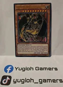 YUGIOH HAMMON LORD OF STRIKING THUNDER ULTRA DUSA 1ST EDITION LIGHT PLAYED - Image 1