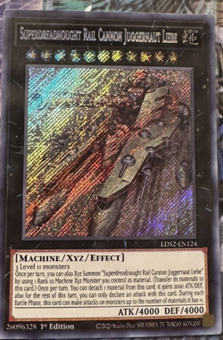 Superdreadnought Rail Cannon Juggernaut Liebe Secret LDS2-EN124 Yugioh - Image 1