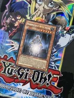 Yugioh Card - Grandmaster Of The Six Samurai STON-EN000 Secret Rare 1st Edition - Image 1