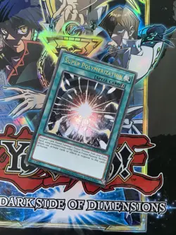 Yugioh Card - Super Polymerization OP14-EN001 Ultimate Rare Euro Print - Image 1