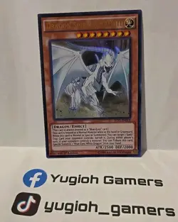 YUGIOH DRAGON SPIRIT OF WHITE SHVI 1ST EDITION ULTRA LIGHT PLAYED - Image 1