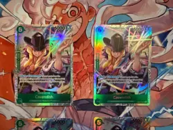 One Piece Card Game TCG - 4x EB01-12 Cavendish English SR Playset - Image 2