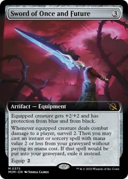 Sword of Once and Future (Extended Art) - Near Mint MTG March of the Machine - Image 1