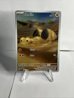 Pokemon TCG Sandile Illustration Rare Card 216/198 Scarlet & Violet Base Set - Image 1