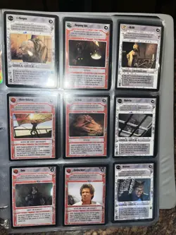 Star Wars CCG Player’s Card Lot 1998 Decipher Star Wars 200 Plus Album Lot 1 - Image 2