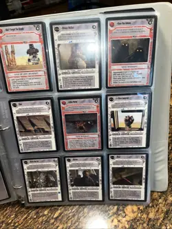 Star Wars CCG Player’s Card Lot 1998 Decipher Star Wars 200 Plus Album Lot 1 - Image 3