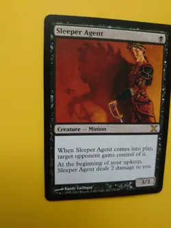 MTG Card. Sleeper Agent rare Tenth Edition. Exact as pics - Image 4