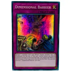 YUGIOH Dimensional Barrier RA01-EN072 Super Rare Card 1st Edition NM - Image 1