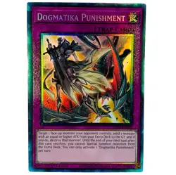 YUGIOH Dogmatika Punishment RA01-EN076 Collector's Rare Card 1st Edition NM - Image 1