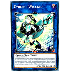 YUGIOH Cyberse Wicckid SAST-EN044 Savage Strike Common Card 1st Edition NM - Image 1